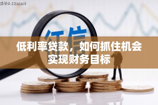 城东低利率贷款，如何抓住机会实现财务目标