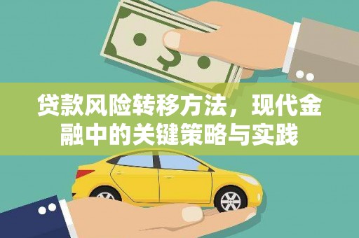 城东贷款风险转移方法，现代金融中的关键策略与实践