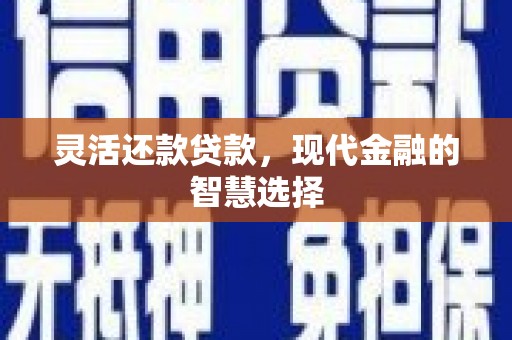 城东灵活还款贷款，现代金融的智慧选择