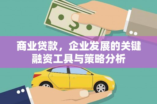 城东商业贷款，企业发展的关键融资工具与策略分析