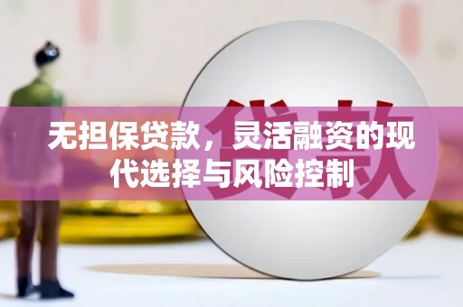 城东无担保贷款，灵活融资的现代选择与风险控制