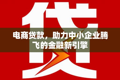 城东电商贷款，助力中小企业腾飞的金融新引擎