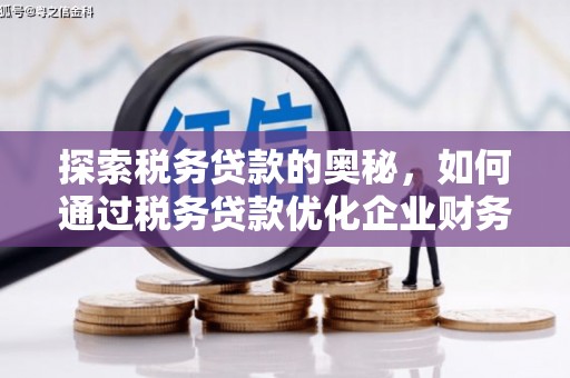 城东探索税务贷款的奥秘，如何通过税务贷款优化企业财务