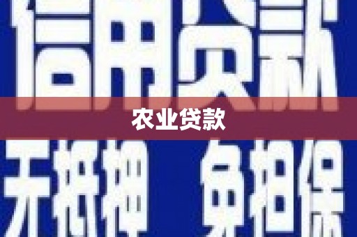 城东农业贷款