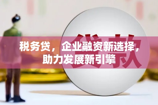城东税务贷，企业融资新选择，助力发展新引擎