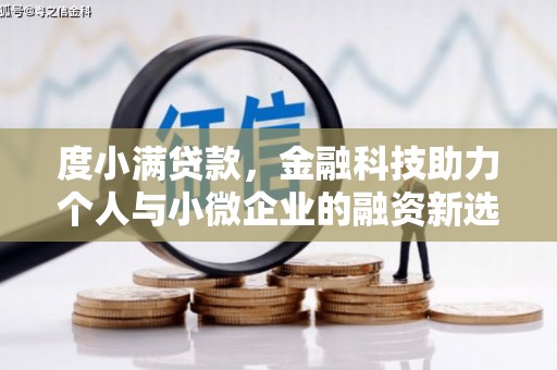 城东度小满贷款，金融科技助力个人与小微企业的融资新选择