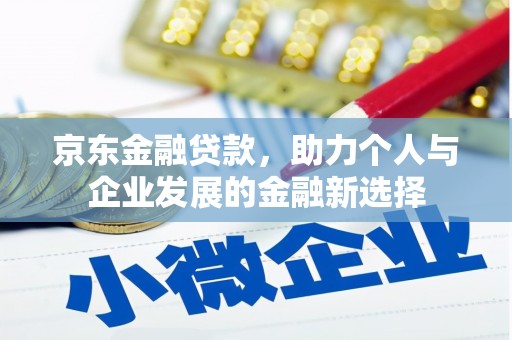 城东京东金融贷款，助力个人与企业发展的金融新选择