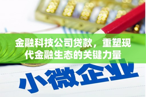 城东金融科技公司贷款，重塑现代金融生态的关键力量