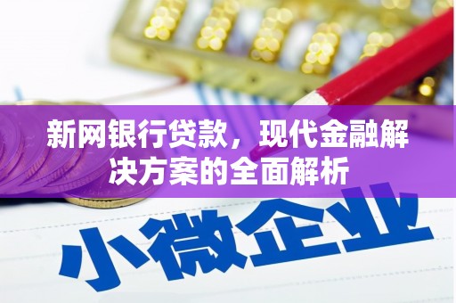 城东新网银行贷款，现代金融解决方案的全面解析