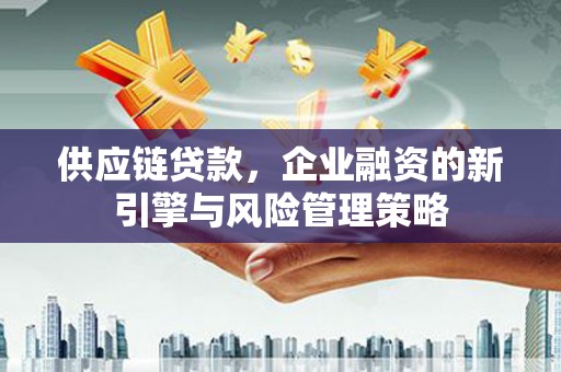 城东供应链贷款，企业融资的新引擎与风险管理策略