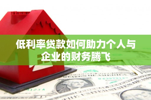 城东低利率贷款如何助力个人与企业的财务腾飞