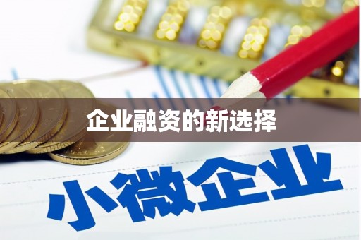 城东企业融资的新选择
