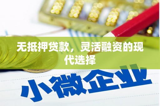 城东无抵押贷款，灵活融资的现代选择