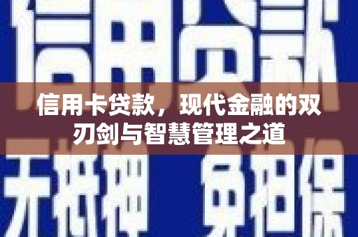 城东信用卡贷款，现代金融的双刃剑与智慧管理之道
