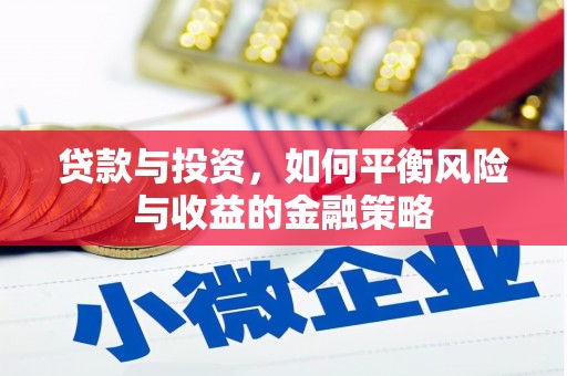 城东贷款与投资，如何平衡风险与收益的金融策略