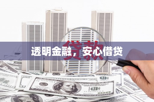 城东透明金融，安心借贷