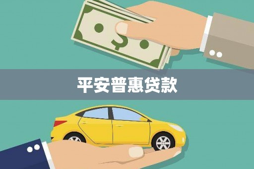 城东平安普惠贷款